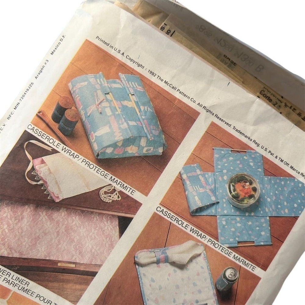 McCall's 6278 Crafts Pattern Nancy Zieman OS White 11 Quick Gifts Uncut 1992 - Picture 3 of 5